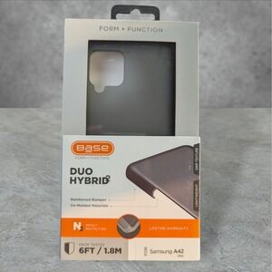 T1. Base Duo‎ Hybrid Case for Samsung A42 In Black